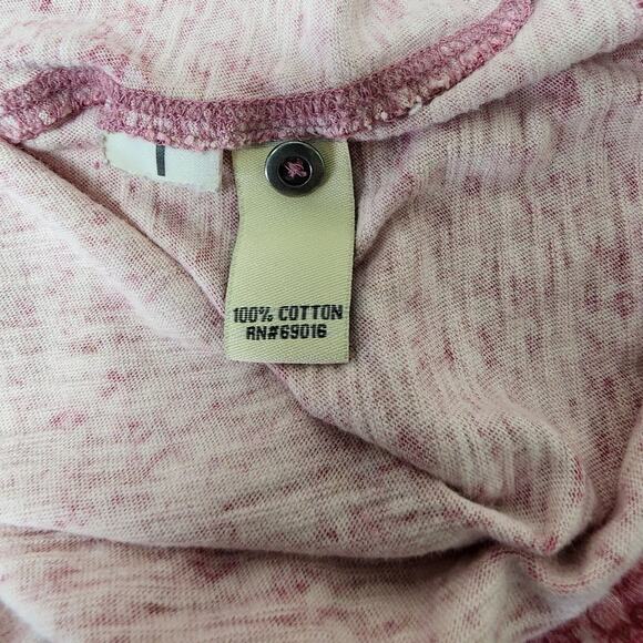 Ruff Hewn Floral Henley Long Sleeve Shirt Women's Small Casual Blend Cotton Top - Picture 7 of 8